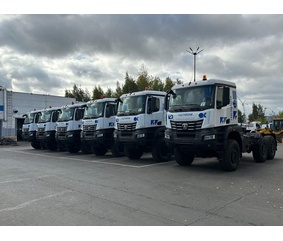 Российская строительная компания приобрела полноприводные тягачи КАМАЗ-65954