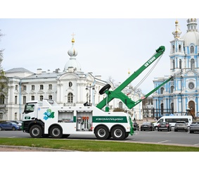 Тяжёлый эвакуатор на шасси КАМАЗ-65951 усилил автопарк Экомилиции Ленобласти