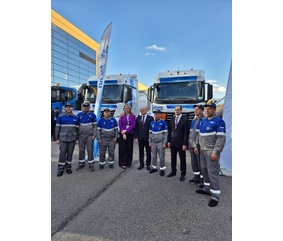 КАМАЗы на CПГ: финиш автопробега на ПМГФ-2025