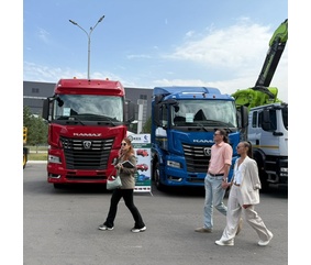 Автотехника КАМАЗ презентована на выставке в Казахстане