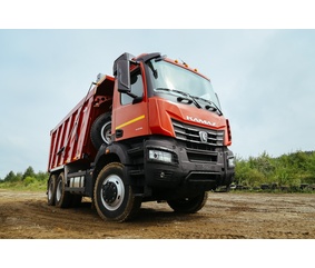 Дорожно-строительная компания протестировала новейший самосвал КАМАЗ-6595