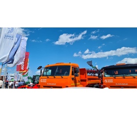 Автомобили КАМАЗ на выставке «День Сибирского поля»