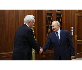 Президент РФ Владимир Путин встретился с генеральным директором ПАО «КАМАЗ» Сергеем Когогиным