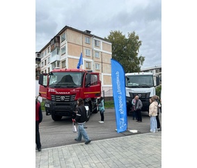 Автотехника КАМАЗ на Фестивале семейных ценностей в Кемерове