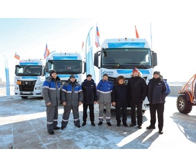 На фестивале «ЗимФестАмур» в Благовещенске продемонстрировали автомобили КАМАЗ поколения К5