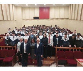 Герой Соцтруда Геннадий Баштанюк и профлидер «КАМАЗа» Ильдар Шамилов встретились со студентами НПК