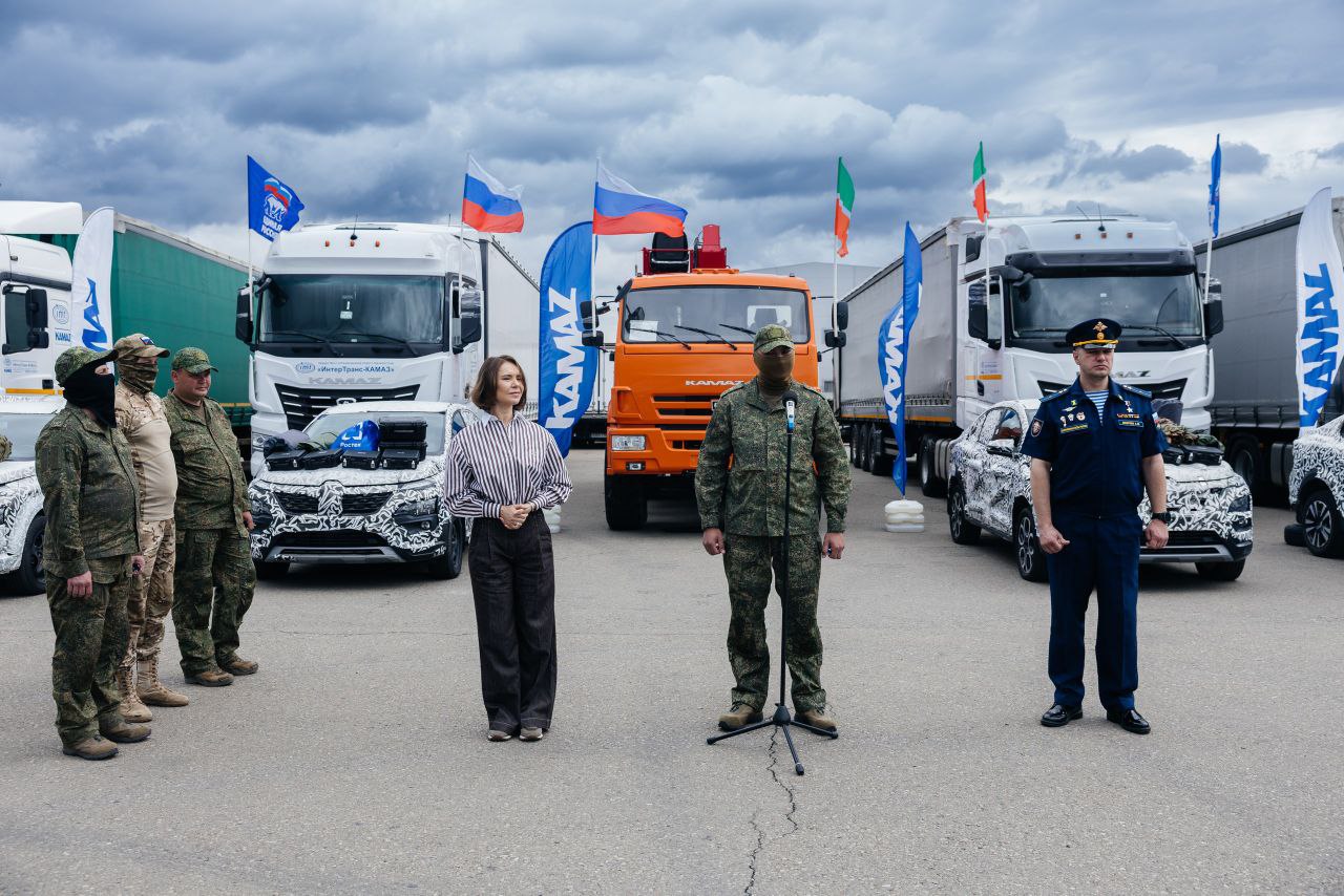 Гуманитарная помощь от «КАМАЗа» в зону СВО