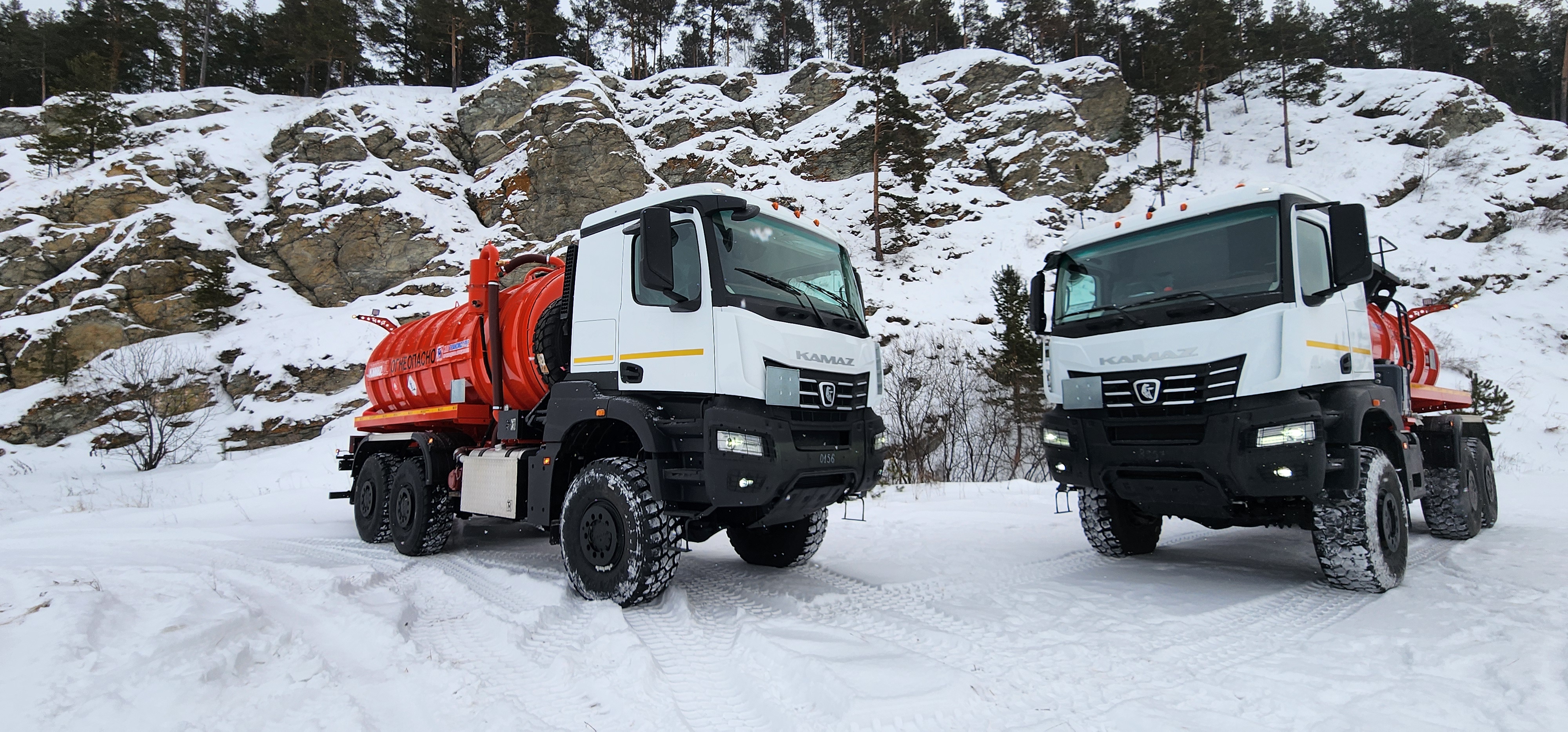 Разработаны новые модели спецтехники на базе шасси КАМАЗ К5 для нефтяников