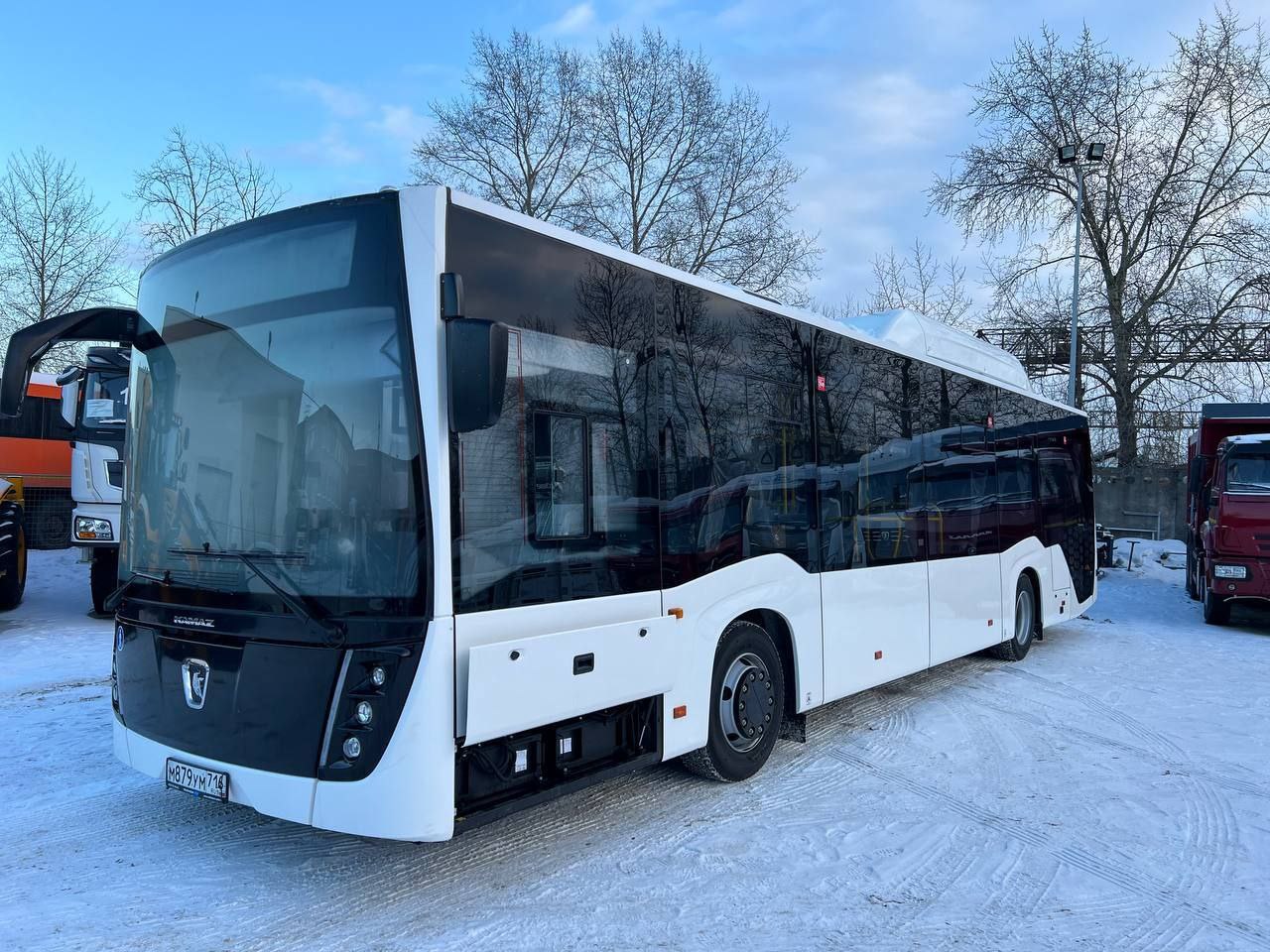 Газомоторный автобус НЕФАЗ протестируют в Великом Новгороде